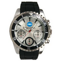 Pedre Men's Chronograph Sport Watch W/ Silver Dial